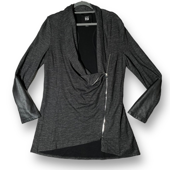 Women's Black Asymmetrical Jacket - Picture 1 of 7